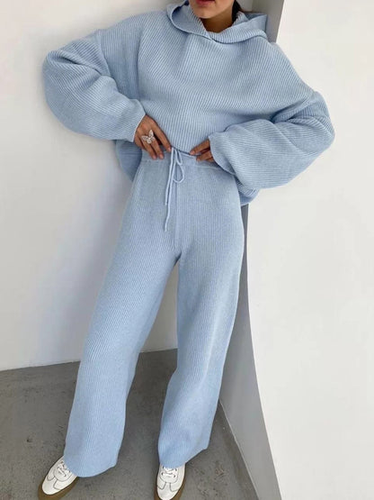 Women's Home Fashion Sports Sweatshirt Set Two-Piece Set